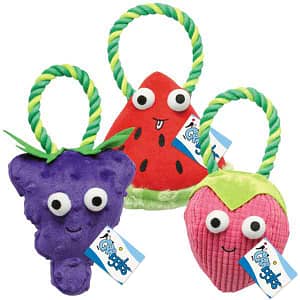 Grriggles Happy Fruit Rope Dog Toy