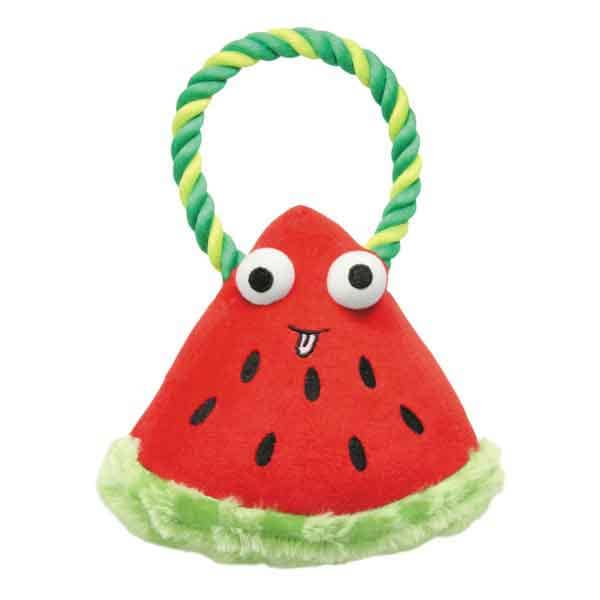 US1430 21 Grriggles Happy Fruit Rope Dog Toy Watermelon